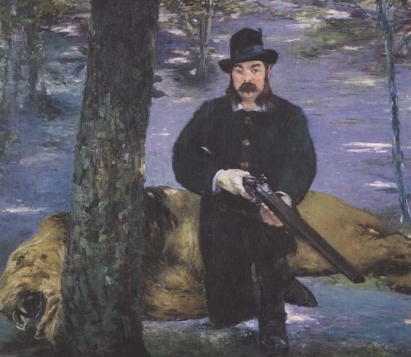 Edouard Manet Eugene Pertuiset,le chasseur de lions (mk40) oil painting image